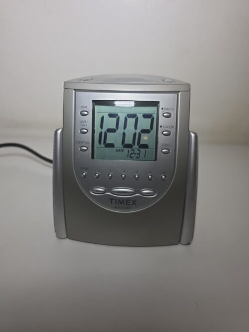 Timex T311T Nature Sounds AM/FM Radio Alarm Clock Tested & Works