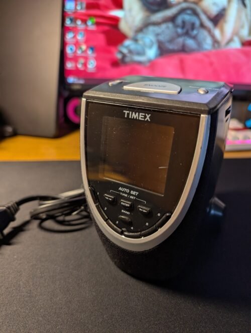Timex T313b Auto Set Dual Alarm Clock/radio Great Working