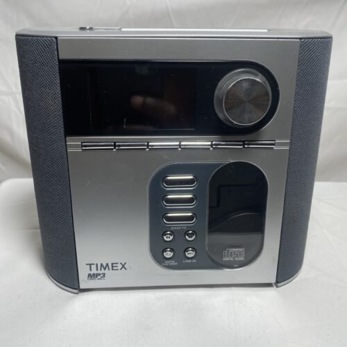 Timex T617S Digital PreSet Stereo CD Alarm Clock Radio Nature Sounds MP3 Line-In