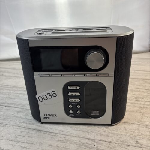 Timex T617S Digital PreSet Stereo CD Alarm Clock Radio Nature Sounds MP3 Line-In
