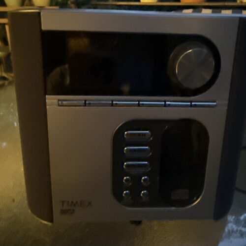 Timex T617S Digital PreSet Stereo CD Alarm Clock Radio Nature Sounds MP3 Line-In
