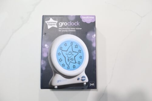 Tommee Tippee GroClock Sleep Trainer Clock – USB Powered Night Light & Alarm