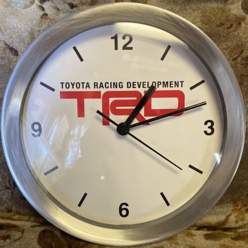 Toyota Racing Development TRD Wall Clock 8.5” - Garage Man Cave Car Lover, WORKS