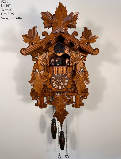Traditional Black Forest Quartz Cuckoo Clock