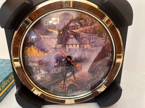Train Wall Clock - 11.5" Round - Locomotive