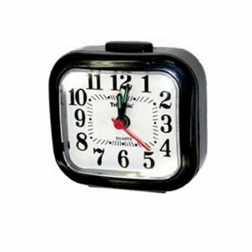 Travel Alarm Clock Battery Operated Analog 12 Hours Home Decor - US SHIP