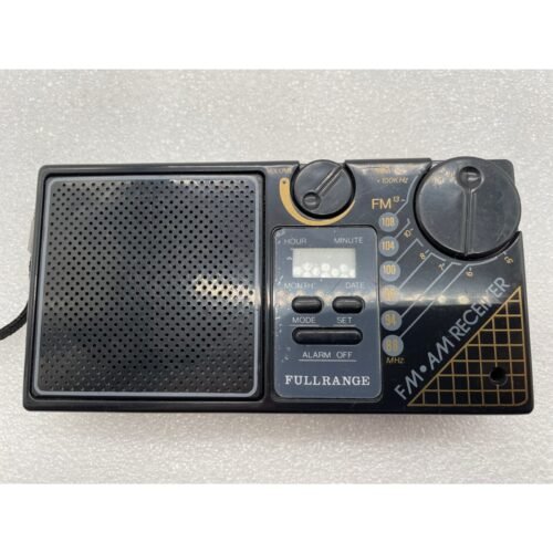 Travelers AM/FM Portable Pocket Size Radio with LCD Alarm Clock Model MFR-88