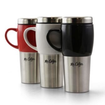 Traverse 16 fl.oz. Stainless Steel and Ceramic Travel Mug (Set of 3)