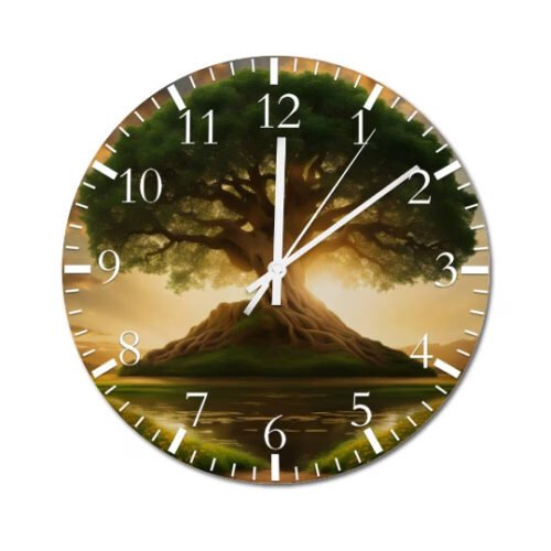 Tree Of Life Nature Wall Clock | Home Decor Gift Idea | Nature Wall Clock