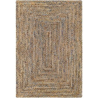 Trenzado Camel Modern 6 ft. x 9 ft. Hand-Made Indoor Area Rug