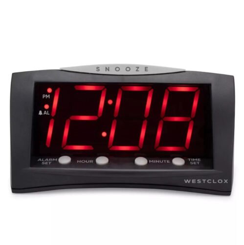 Triad 1.8" LED Display Alarm Table Clock - Westclox