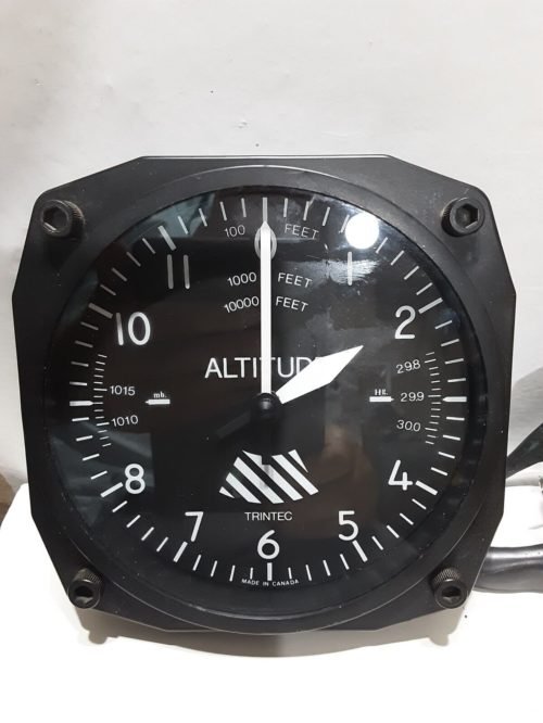 TRINTEC INDUSTRIES ALTITUDE STYLE INSTRUMENT WALL CLOCK 6 INCH