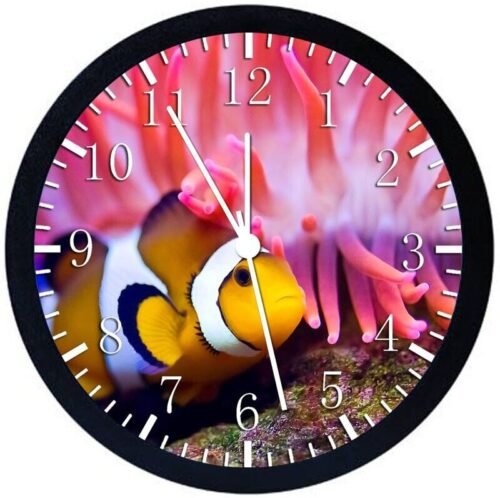Tropical Ocean Underwater Wall Clock 12" Personalized option adding names E343