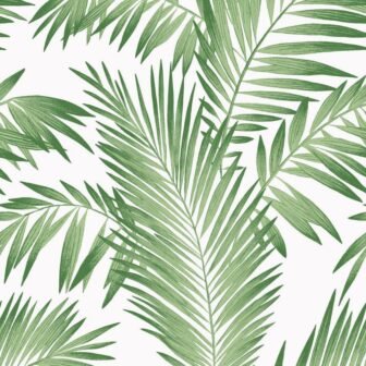 Tropical Palm Paper Non-Pasted Wallpaper Roll (Covers 57 Sq. Ft.)