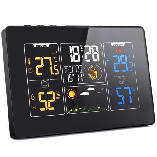 tWeather Station Wireless Indoor Outdoor with Atomic Clock, Digital Home Weat...