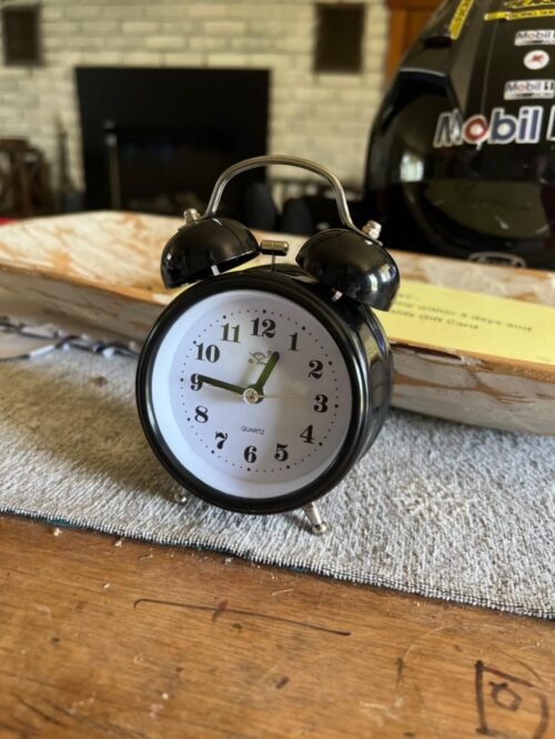 Twin Bell Alarm Clock with 3D Dial Simple, Super Extra Loudest