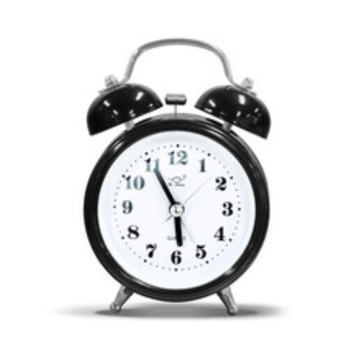 Twin Bell Alarm Clock with 3D Dial Simple, Super Extra Loudest Ringing for Ad...