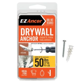 Twist N Lock 50 lbs. Drywall Anchors (25 Pack)