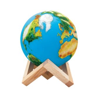 TWS BLE 6.3 in. Multi Color Indoor Use Earth Lamp With Speaker