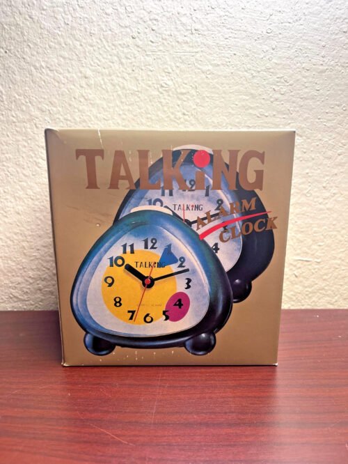 Ultmost Talking Alarm Clock Model # UT6682 w/ Box 1980s