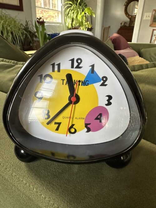 Ultmost Talking Analog Alarm Clock Quartz Model UT6682 Female Voice Vintage 80s!