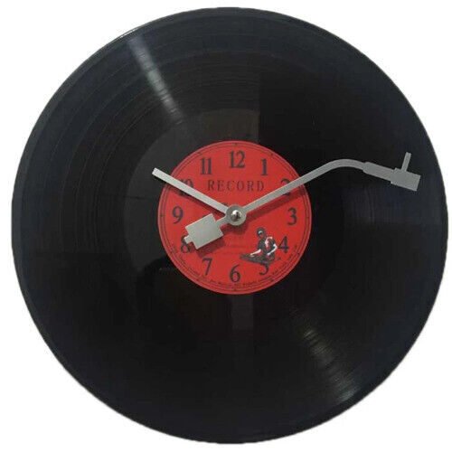 Ultra-Quiet Clock Vinyl Record Personality Wall Clock Cafe Bar Wall Clock