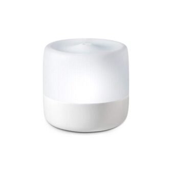 Ultrasonic Aroma Diffuser, White 130mL Humidifying Diffuser with Color-Changing Light