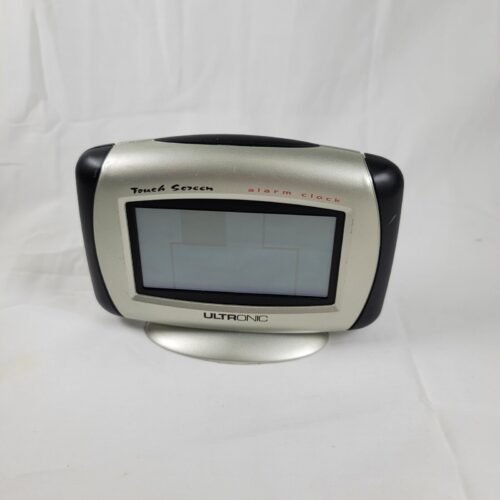 Ultronic Alarm Clock Temperature Touch Screen Travel TD552