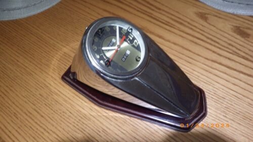 Unique Large Motorcycle Tank for Desk with Working Clock
