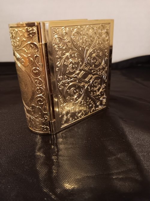 Unique Vintage German Made Desk Clock / photo holder /wind up