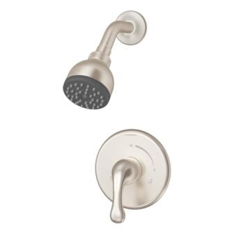 Unity Single Handle 1-Spray Shower Trim in Satin Nickel - 1.5 GPM...