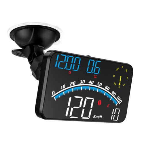 Universal Car Digital GPS Speedometer HUD Head Up Display MPH Overspeed Alarm US