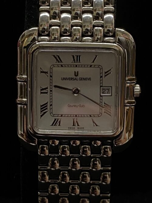 UNIVERSAL GENEVE SS Sapphire Crystal Beautiful Ladies Watch - $8K APR w/ COA!!!!