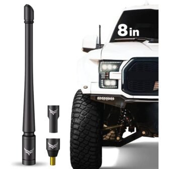 Universal Truck Antenna Replacement (8" Flexible) Fits Ford F-Series Dodge RAM Chevy...