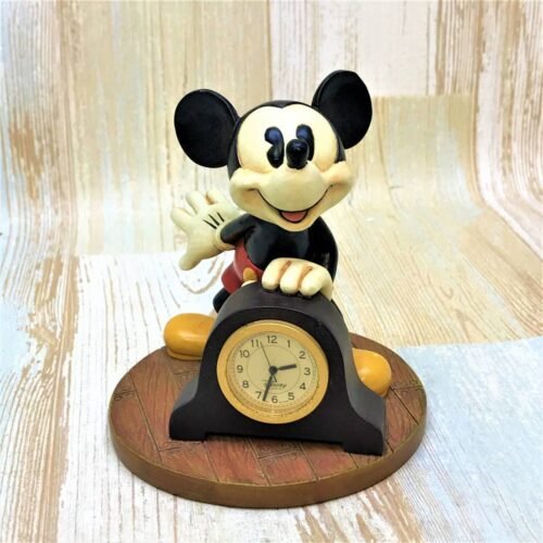 Usa Limited Mickey Mouse Table Clock Ceramic Figurine Figure Disney Tdl Disneyla