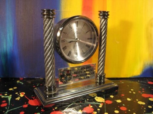 US Army 112th Infantry Assn. 2010 Reunion Erie Pennsylvania Marco Quartz Clock