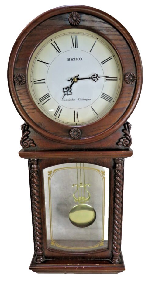 Used / Tested Seiko Westminster Whittington Wall Clock