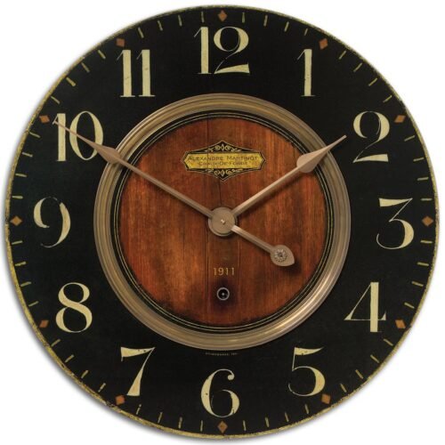 Uttermost 06026 Alexandre Martinot 23 X 23 inch Wall Clock