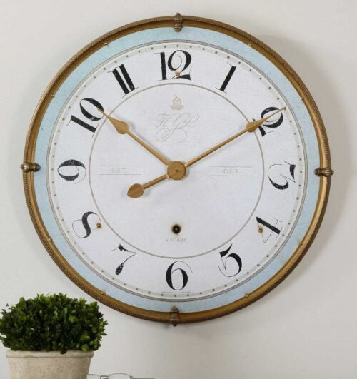 Uttermost 06091 Multicolored Torriana Antiqued Accent Wall Clock
