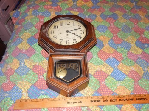 Verichron Westminster Chime Regulator style clock - Includes key, but needs help