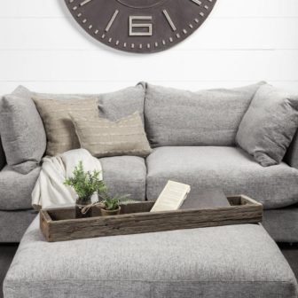 Vernon Brown Reclaimed Wood Tray, Large