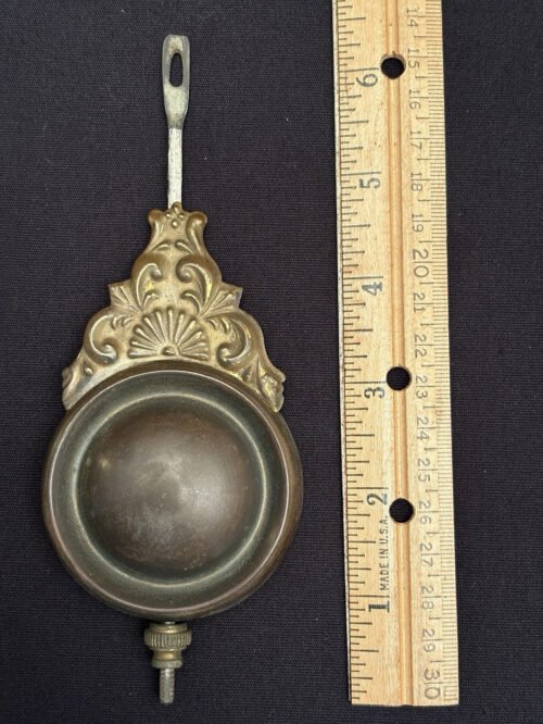 Very Nice Antique *New Haven Clock Co* Gingerbread/Kitchen Clock Pendulum