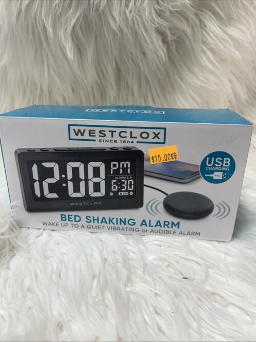 Vibrating Bed Shaker Digital Alarm Clock