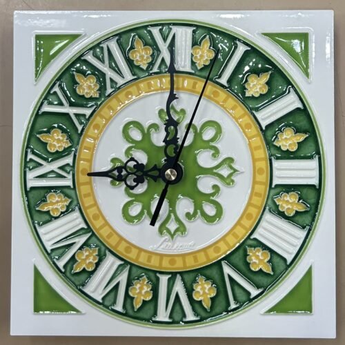 Vietri Ceramics Wall Capri Clock 8x8’’ Made And painted by Hand in Italy