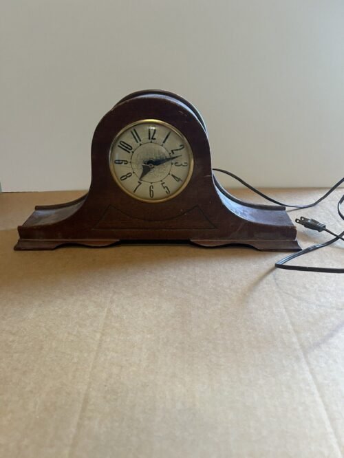 Vintage 1950's Electric Mantelpiece Clock Antique