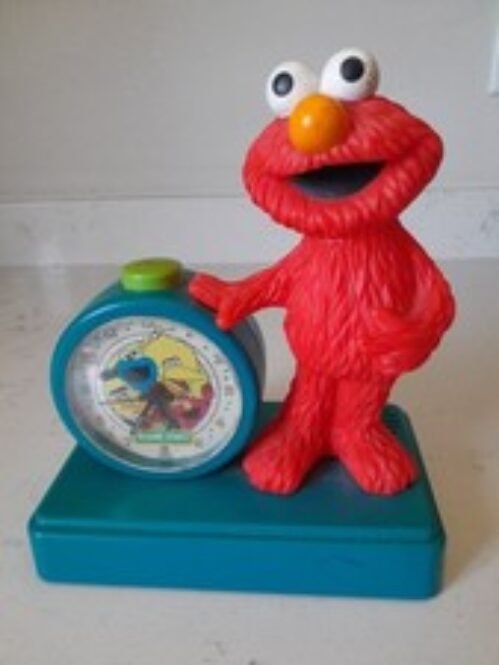 Vintage 1997 Fantasma Elmo Musical Alarm Clock Sesame Street Fun Decor
