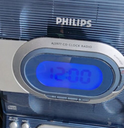 Vintage Alarm Clock CD Player | Philips AJ3977/37 CD Player AM FM Radio