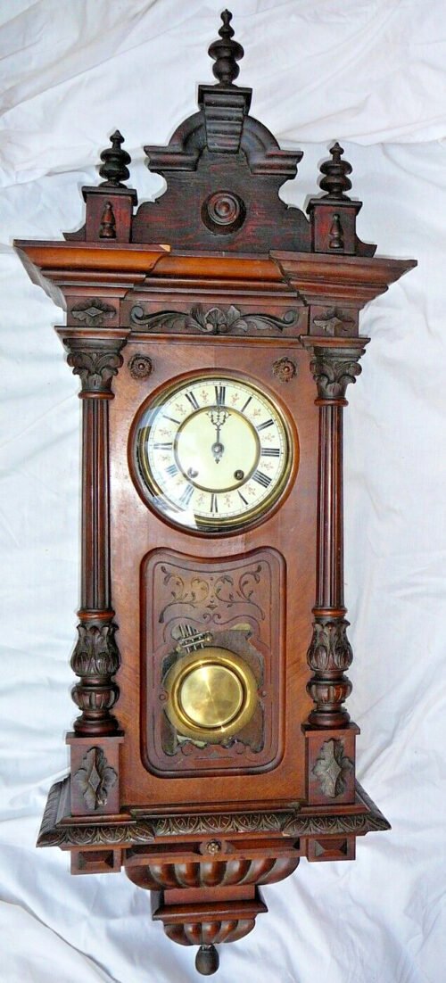 Vintage Antique German RSM Schnekenburger & Reinhold Wall Clock