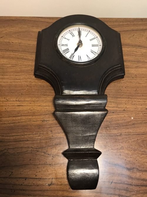 Vintage Antique Style Wooden Decorative Glass Front Wall Clock Made In India