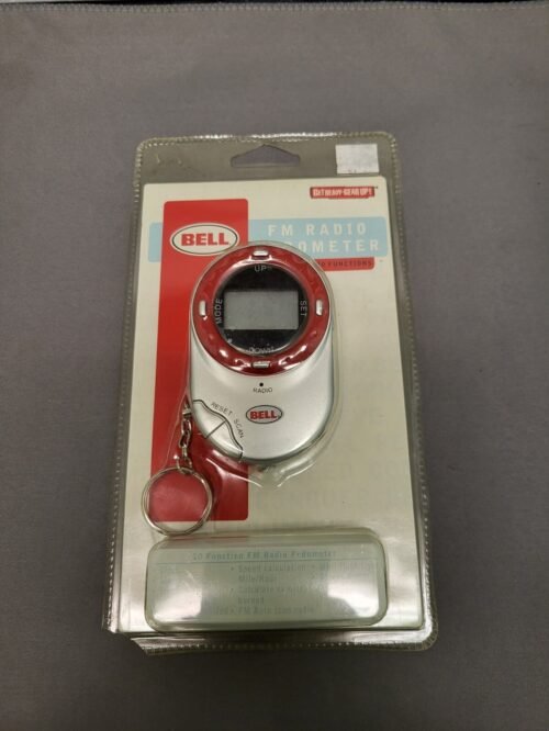 Vintage Bell FM Radio Pedometer 10 Functions - Alarm Clock With Mini Flashlight